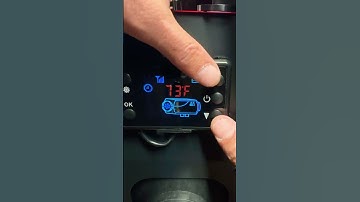 How to change your diesel heater controller from Celsius to Fahrenheit #dieselheater #dieselheating