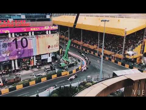 [Driver Conscious] Horrific Airborne Crash - Sophia Florsch - Macau Grand Prix 2018 - Angle 3