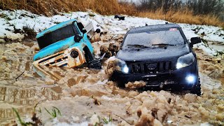 ЗИЛ пытался как мог против LC PRADO на бездорожье ... RC OFFroad 4x4