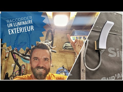 comment installer un luminaire extérieur