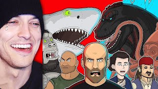 Reacting to GODZILLA vs MEG THE MUSICAL!