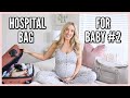 WHAT'S IN MY HOSPITAL BAG FOR BABY #2! LABOR & DELIVERY | OLIVIA ZAPO