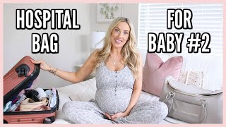 WHAT'S IN MY HOSPITAL BAG FOR BABY #2! LABOR \& DELIVERY | OLIVIA ZAPO