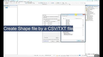 用文本文件生成Shape文件 Create shape file by a text/csv file