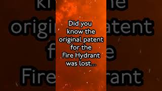 The Ironic Fate Of The Fire Hydrant Patent #shorts The Ironic Fate Of The Fire Hydrant Patent #shorts