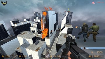 ZOMBIE ESCAPE MOD ON COUNTER-STRIKE: SOURCE, MAP: ZE_madness, CSS