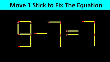 Brain Test - Improve IQ - Fix The Equation #matchstickpuzzle #simplylogical #braintest