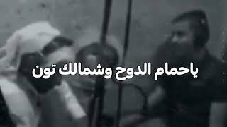 حالات واتس اب/موال #ياحمام الدوح وشمالك تون/😔🖤