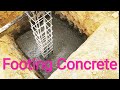 Column Footing Concrete | Footing Concrete | Tamil
