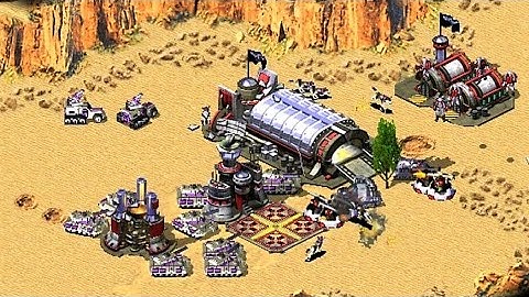 Red Alert 2 - Not To Easy, Was Hard Man!!! CnCNet 4 vs 4 Online Multiplayer