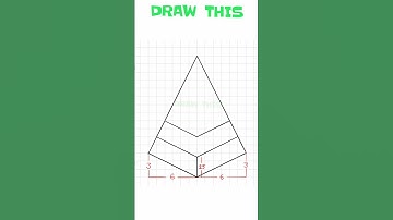 how to draw 3D step by step | very easy | with dimension #3D #shorts #drawing #art