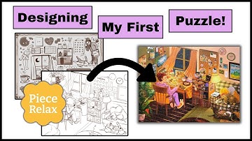 Designing my First Jigsaw Puzzle with PieceRelax 💜