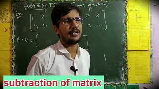 Subtraction of matrix..#shorts #trending#kitabkiduniya #learninodia #trending#maths #matrix #cbse