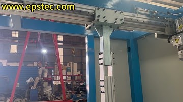 EPS foam packaging machine with 1500mm pusher