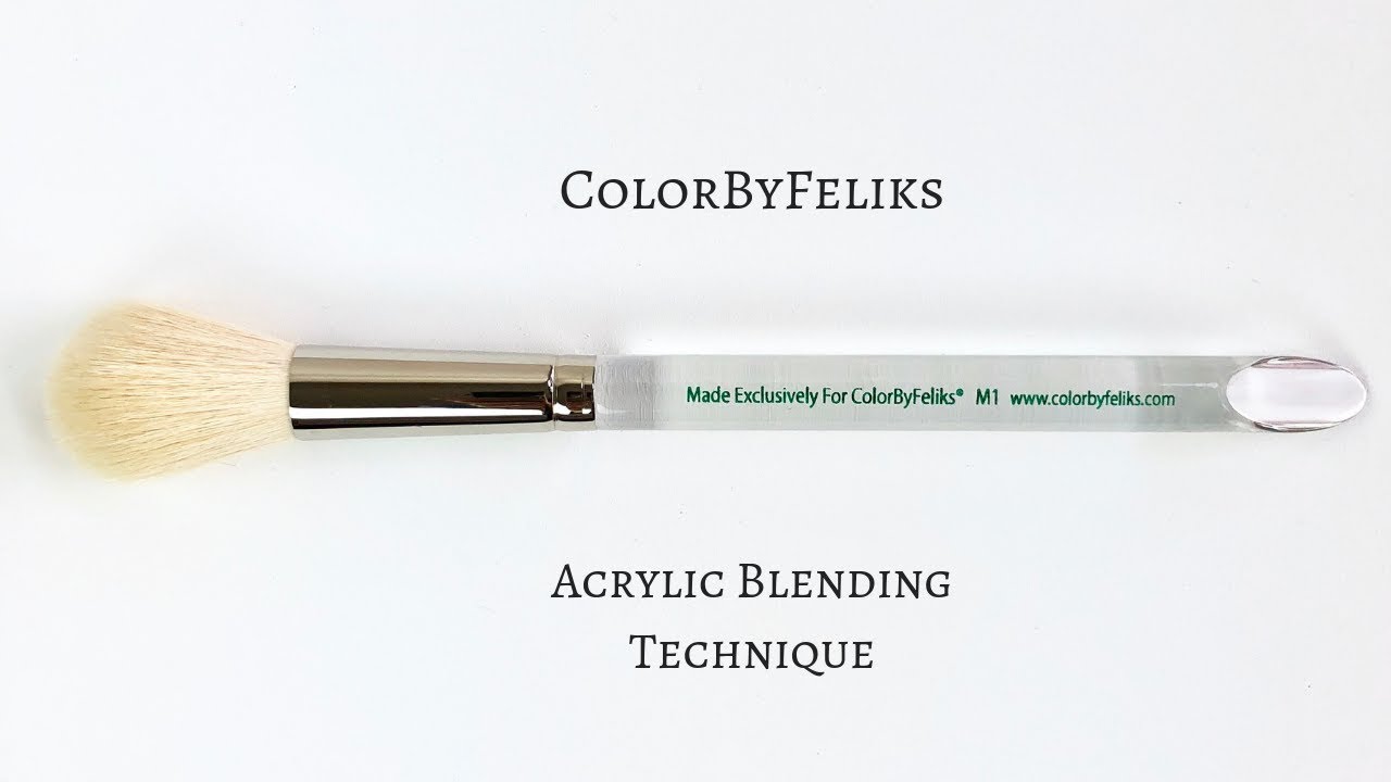 Acrylic Blending Technique and Special Announcement (ColorByFeliks) 