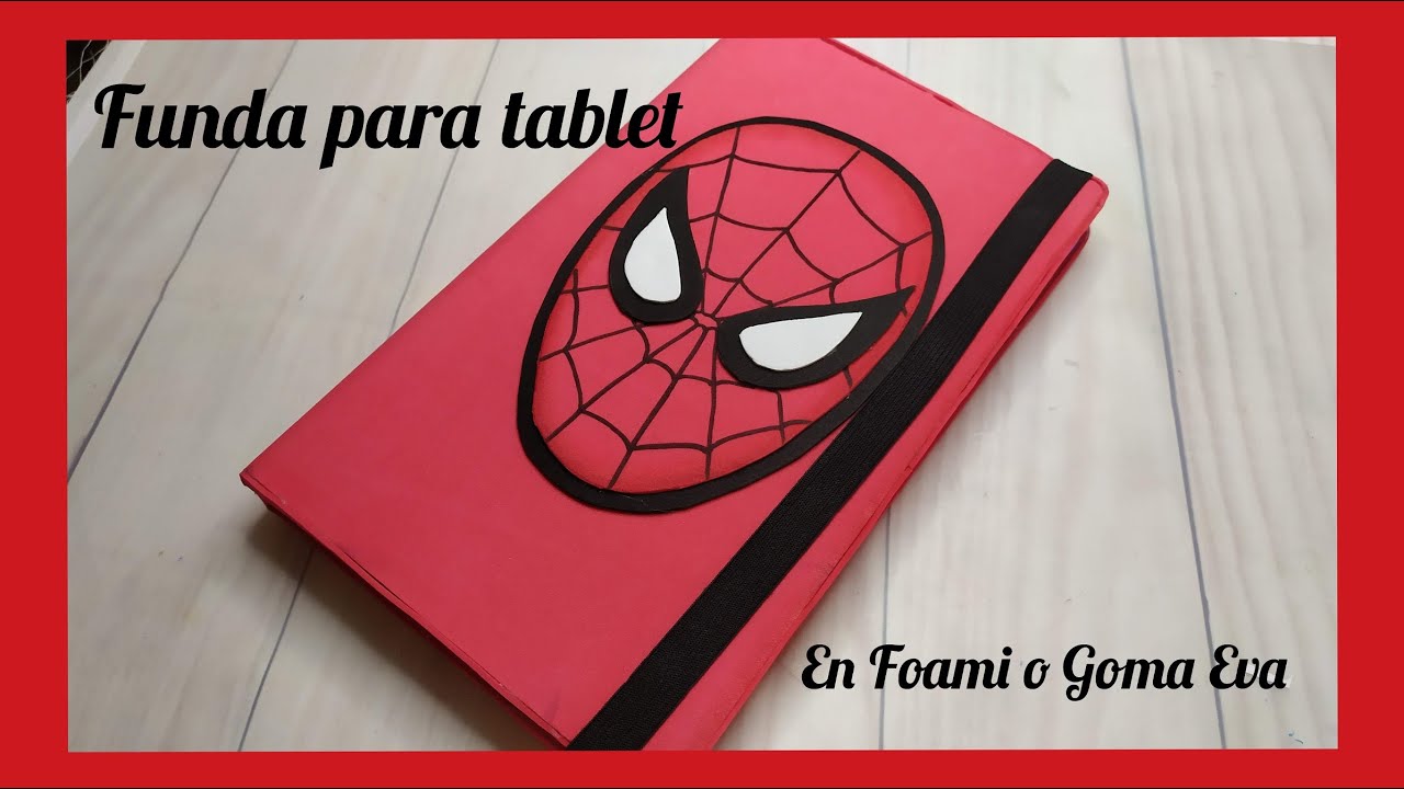 Cómo hacer FUNDA para la TABLET en foami o GOMA EVA 2020