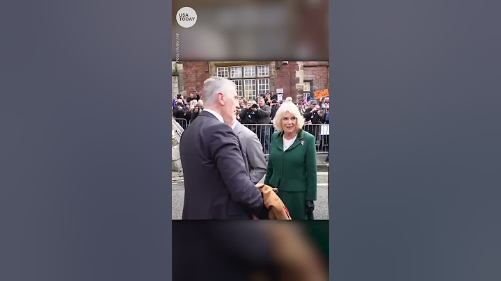 Man throws eggs at King Charles III and Queen Consort Camilla | USA TODAY #Shorts