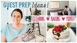 HOST PREP FOR GUESTS! | DECORATING, CLEANING, & BAKING | MENNONITE MOM LIFE