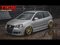 VW Polo 9n3 Bagged on Gold Rims Project Car by Tom