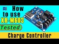 How to use XH-M603 Battery Charger Controller