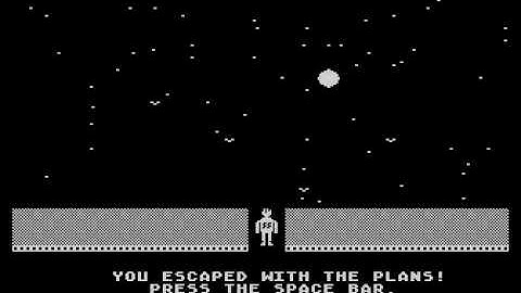 Atari 8-bit Castle Wolfenstein (MUSE Software) - ending