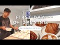 Home croissanterie cafe opening vlog   behind the scenes business owner  pastry chef  