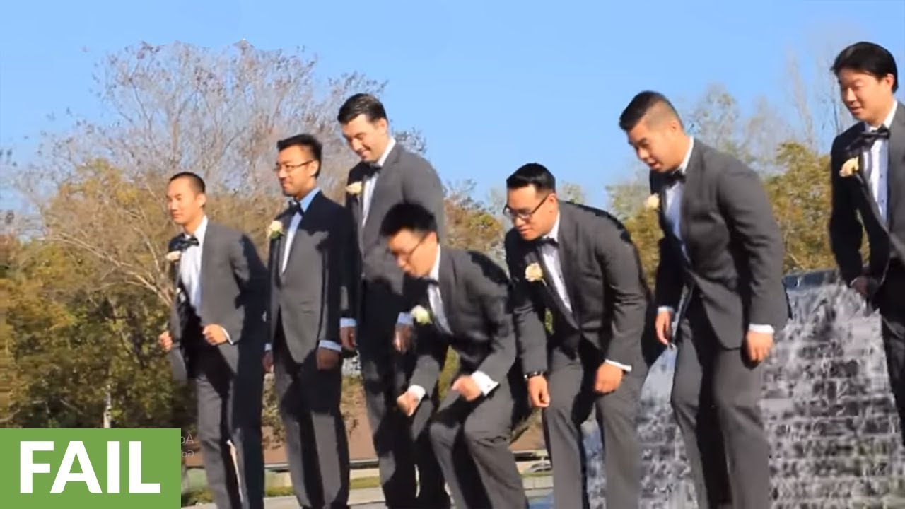Groomsmen Photoshoot Ends In Epic Fail For Best Man You Groomsmen Photoshoot Ends In Epic Fail For Best Man