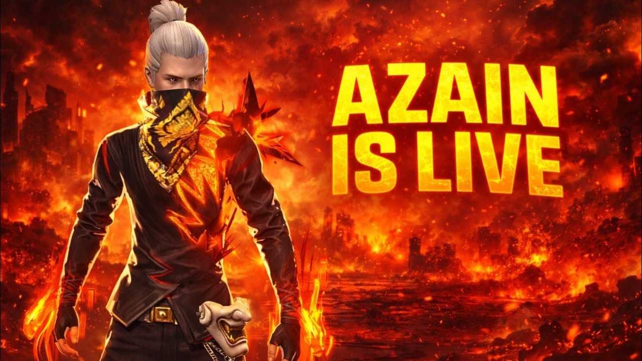 AZAIN IS LIVE 🎮 | Headshot Gameplay + Custom Room - YouTube