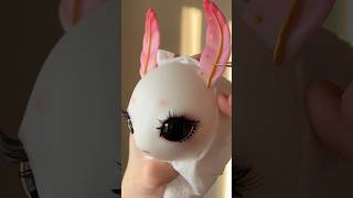 Etsy Samum Creatures Painting A White Moth Bjd Pink & D Details, Black Eyes And Wings