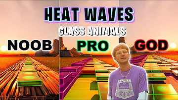 Glass Animals - Heat Waves - Noob vs Pro vs God (Fortnite Music Blocks)