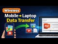 how to transfer photos from mobile to laptop | mobile se laptop me video kaise transfer karek