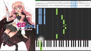 Zero no Tsukaima II - Tragic Memory / Anime Piano Tutorial Sheet Music