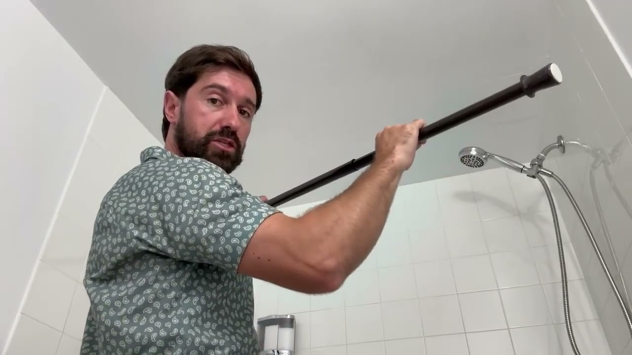 How to Install a Shower Curtain Pole