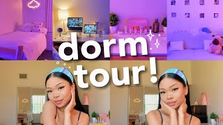 UCR college dorm tour + cozy, aesthetic, pinterest inspired room and bathroom