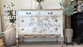 Dresser Makeover With Nature Inspired Details-Results? Simple And Stylish Decor For Your Home