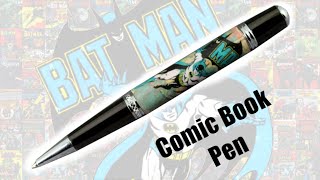 I Made A Batman Pen With Comic Book Artwork (No Tube Casting) I Made A Batman Pen With Comic Book Artwork (No Tube Casting)