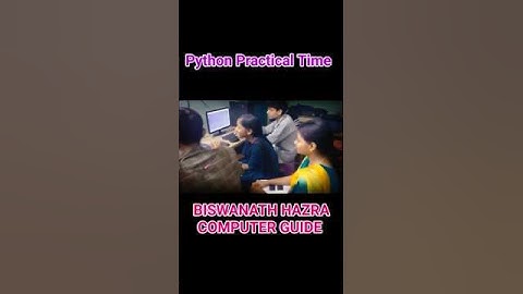 Python Practical time, Class XII Semester 3 WBCHSE. #pythonprogramming #computerscience #computer