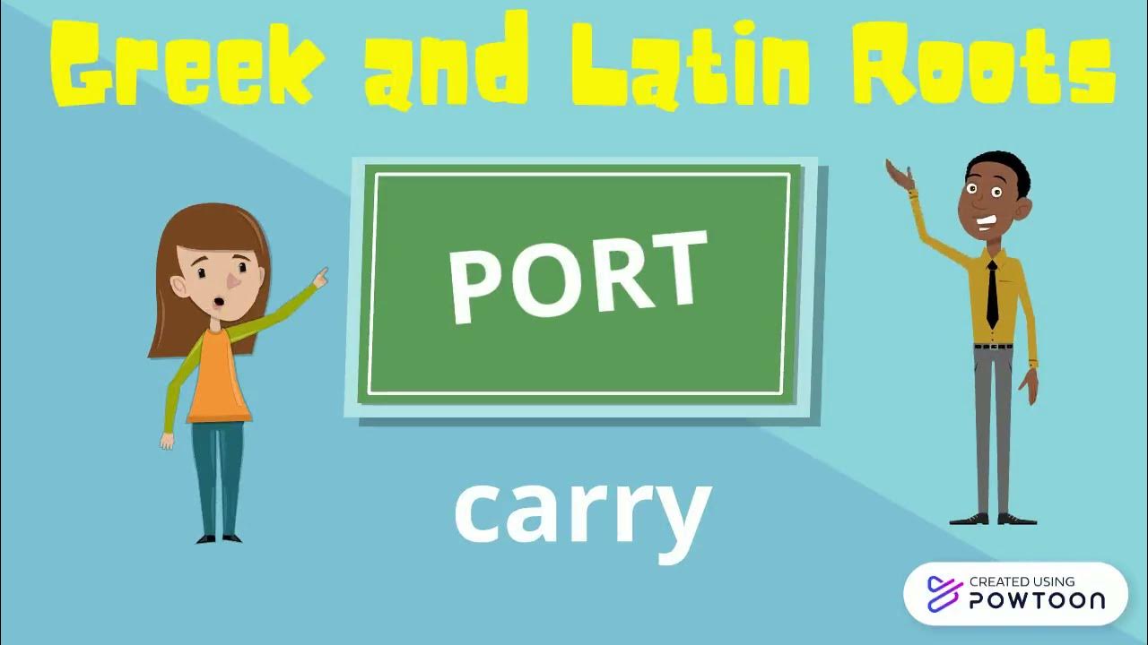 Latin Root PORT - YouTube