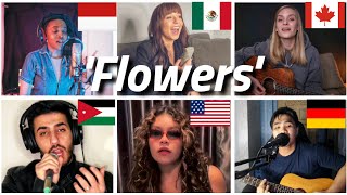 Who sang it better: flowers ( Indonesia, Mexico, Canada, Jordan, US, Germany) miley cyrus