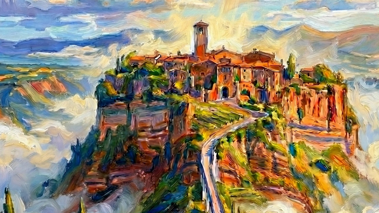 실존하는 천공의 성 라퓨타? 와인 마을 몬테풀치아노까지 [이탈리아 여행4]