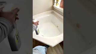 Cammo Cleaning LLC. using CLR Brilliant Bath Product