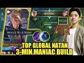 TOP GLOBAL NATAN BEST BUILD 2022 | 3 MINUTE MANIAC! | NATAN CORE 2022 | KIMSTORM | NATAN MLBB 2022