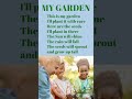 Simple Garden Rhyme Kids Love #ytshort #trending #entertainment