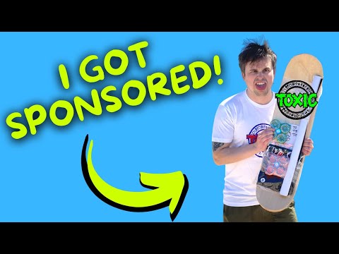 I GOT SPONSORED FOR SKATEBOARDING! FT.  @Jake McCollum