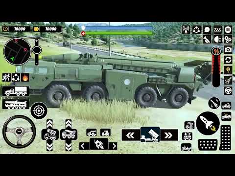 US Army Missile Launcher Truck Drone Attack