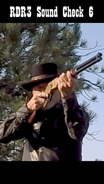 RDR3 Sound Check 6 #western #cowboy #gunfighter #rdr2 #spaghettiwesterns #clinteastwood