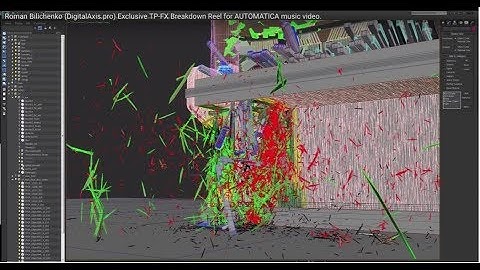 Roman Bilichenko (DigitalAxis.pro) Exclusive TP-FX Breakdown Reel for AUTOMATICA music video.