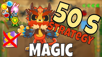 Bloons TD 6 | Firing Range | Hard | Magic Monkeys Only | Guide | BTD6