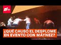 ¿Qué causó el desplome del templete donde estaba Jorge Álvarez Máynez? - N+