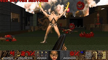 Doom Demonfear (1999) MAP18: "The Infernal Gardens" UV Max Speedrun 1:04 100% Kills 100% Secrets